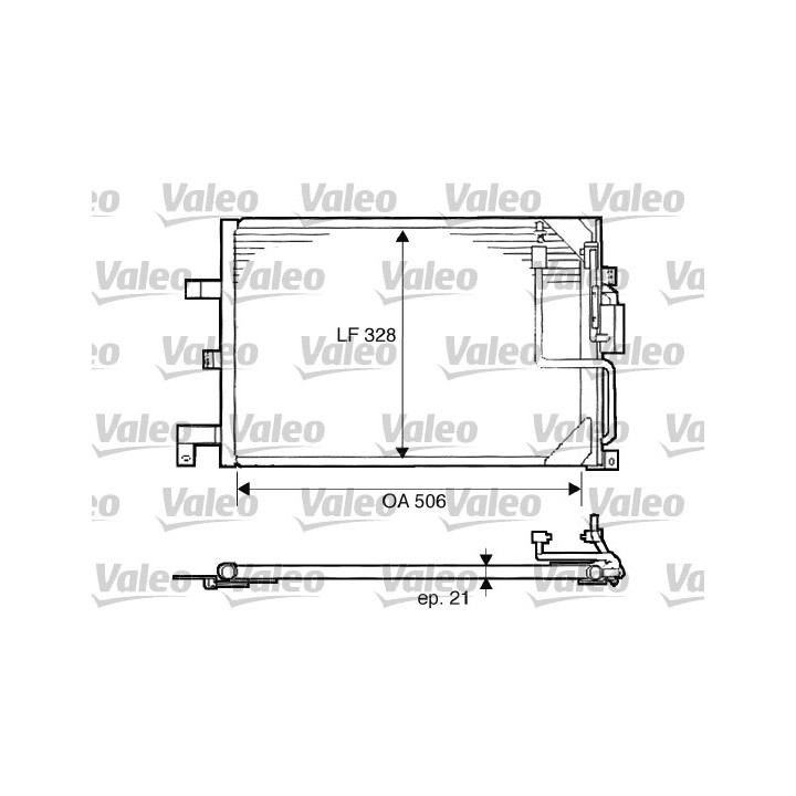 Skraplacz klimatyzacji VALEO 817507