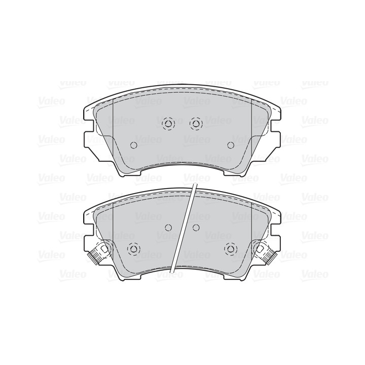 Klocki hamulcowe VALEO 302117