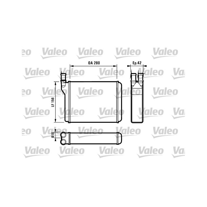 Nagrzewnica VALEO 812027