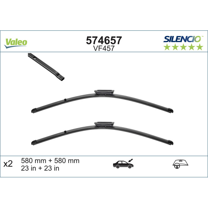 Pióro wycieraczki VALEO 574657