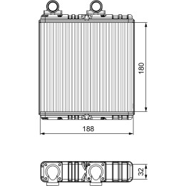 Nagrzewnica VALEO 811554