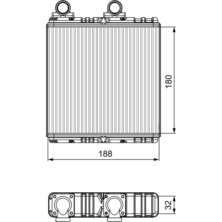 Nagrzewnica VALEO 811554