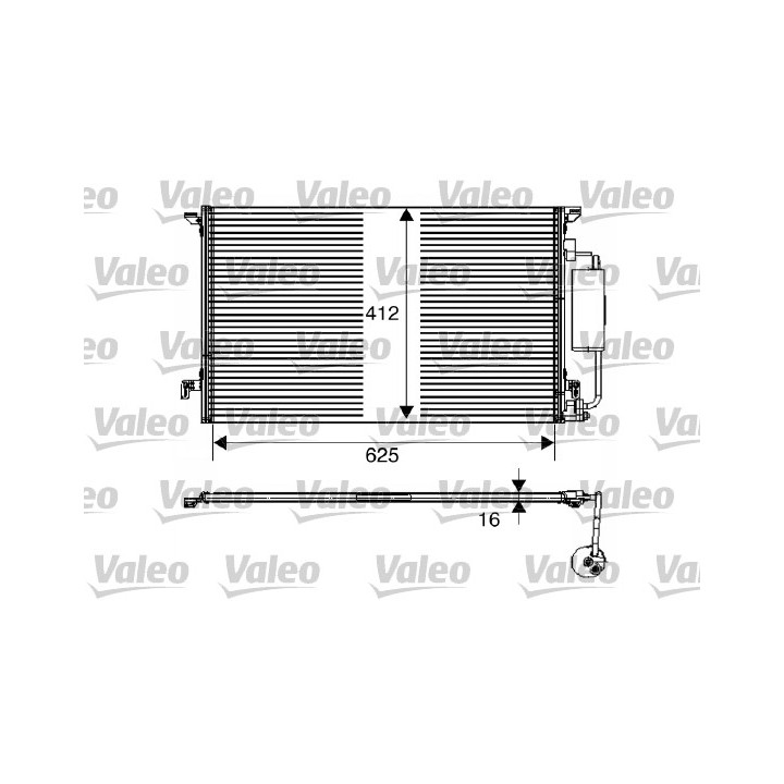 Skraplacz klimatyzacji VALEO 817712