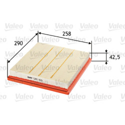 Filtr powietrza VALEO 585159