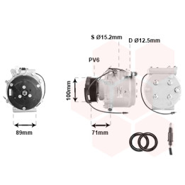 Sprężarka klimatyzacji VAN WEZEL 4700K053