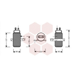 Osuszacz klimatyzacji VAN WEZEL 4700D043