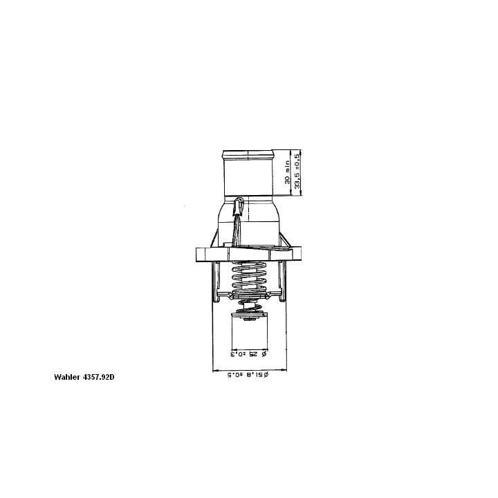 Termostat WAHLER 4357.92D