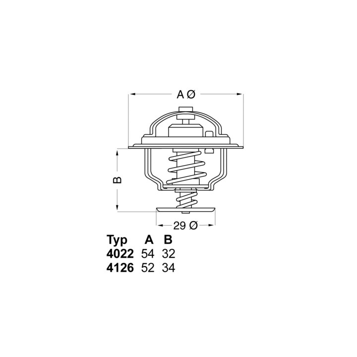 Termostat WAHLER 4022.82D