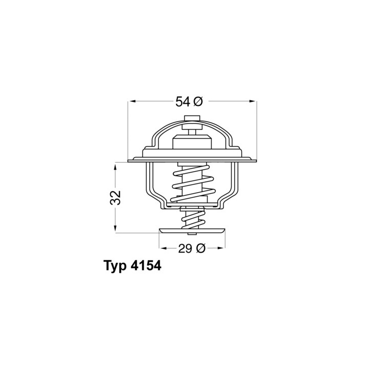 Termostat WAHLER 4154.88D