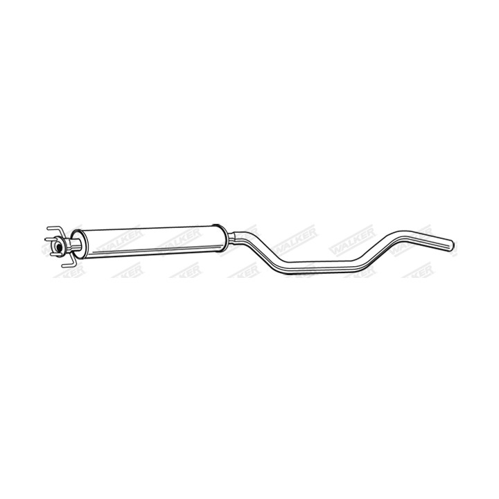 Tłumik środkowy WALKER 23062