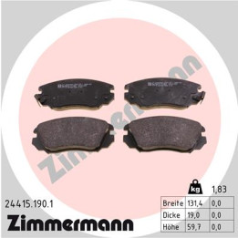 Klocki hamulcowe ZIMMERMANN 24415.190.1
