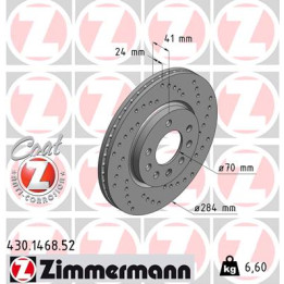 Tarcza hamulcowa ZIMMERMANN 430.1468.52