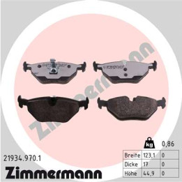Klocki hamulcowe ZIMMERMANN 21934.970.1