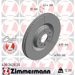 Tarcza hamulcowa ZIMMERMANN 430.2620.20