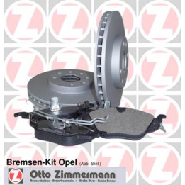 Zestaw do hamulców, hamulce tarczowe ZIMMERMANN 640.4205.00