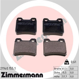 Klocki hamulcowe ZIMMERMANN 21140.155.1