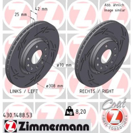 Tarcza hamulcowa ZIMMERMANN 430.1488.53