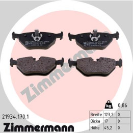 Klocki hamulcowe ZIMMERMANN 21934.170.1