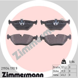 Klocki hamulcowe ZIMMERMANN 21934.170.9