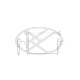 Chłodnica powietrza Intercooler KOYORAD IA460147