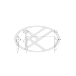 Chłodnica powietrza Intercooler KOYORAD IA460147