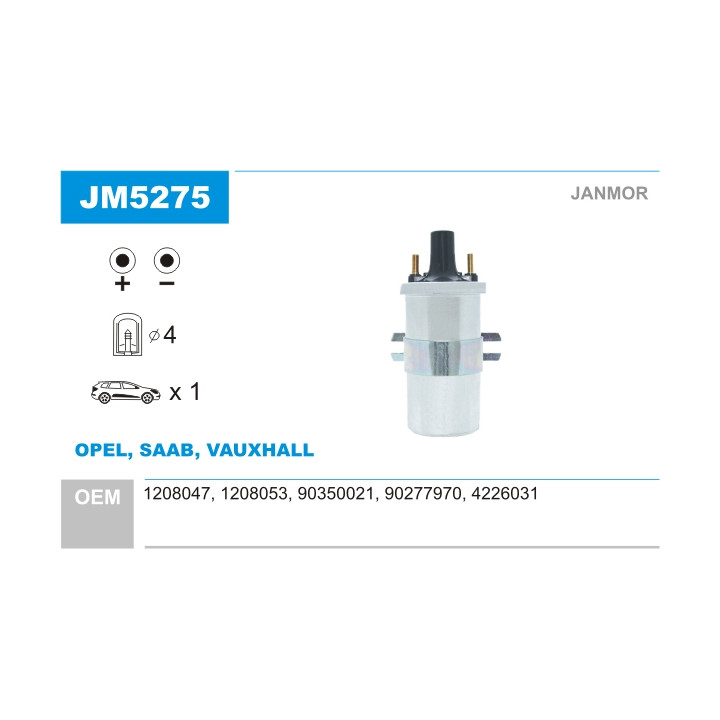 Cewka zapłonowa JANMOR JM5275