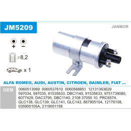 Cewka zapłonowa JANMOR JM5209