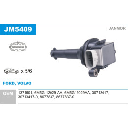 Cewka zapłonowa JANMOR JM5409
