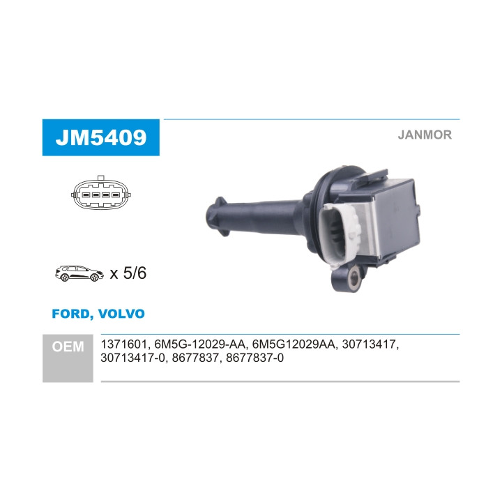 Cewka zapłonowa JANMOR JM5409