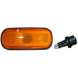 Klosz lampy bocznej pomarańczowy lewy/prawy z oprawką Professional Parts 34340060