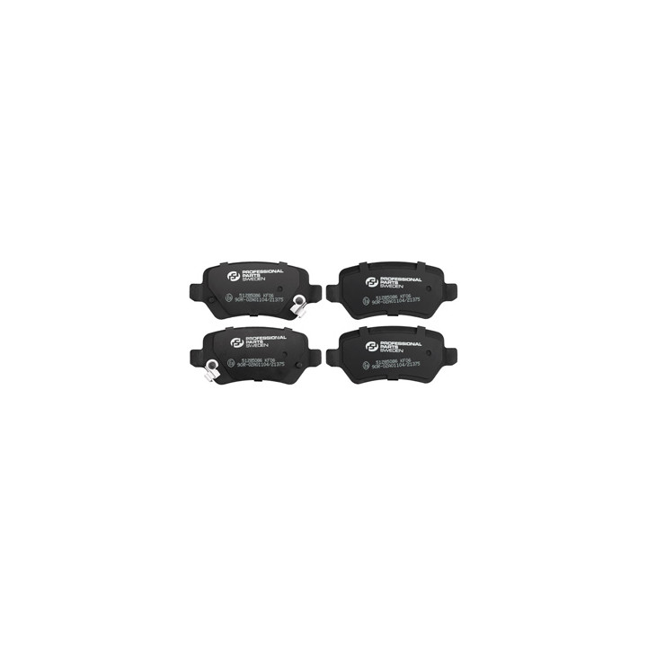 Klocki hamulcowe tył Professional Parts 51285086