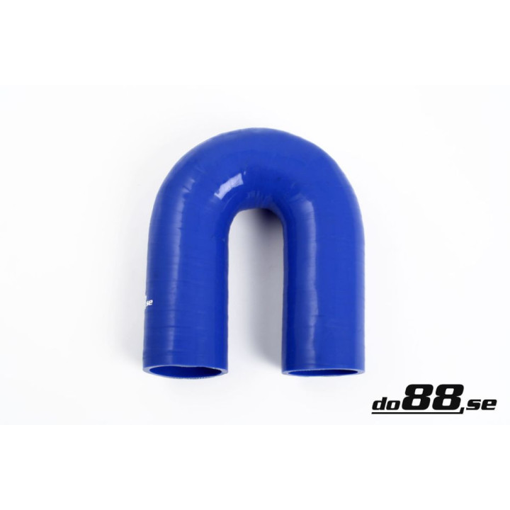 Przewód silikonowy niebieski 180° 2'' (51mm)