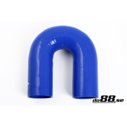 Przewód silikonowy niebieski 180° 3 – 5'' (89mm)
