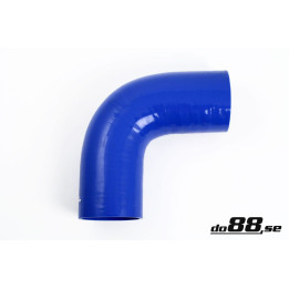 Przewód silikonowy niebieski 90° 4'' (102mm)