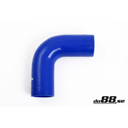 Przewód silikonowy niebieski 90° 2'' (51mm)