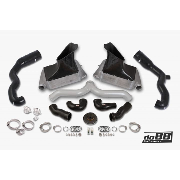 BigPack Porsche 911 Turbo (997.1) srebrny rura – z wloty