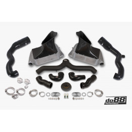 Zestaw Intercooler BigPack Porsche 911 Turbo (997.1) Przewody Czarne – z przewodami