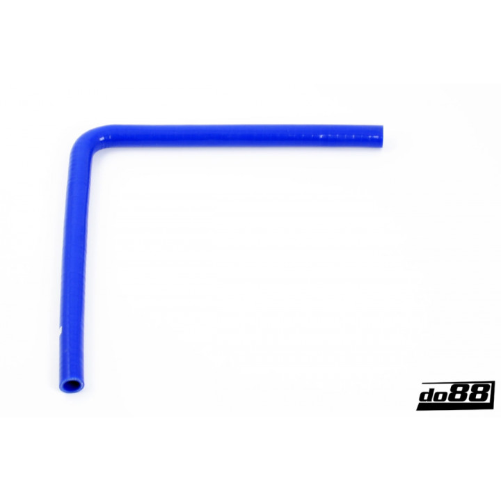 Przewód silikonowy niebieski 90° długie ramiona 0 – 625'' (16mm)