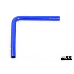 Przewód silikonowy niebieski 90° długie ramiona 1 – 25'' (32mm)