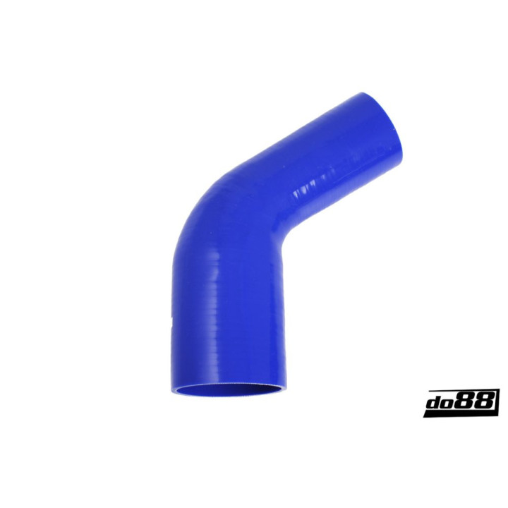 Przewód silikonowy niebieski 60° 3 - 4'' (76 - 102mm)