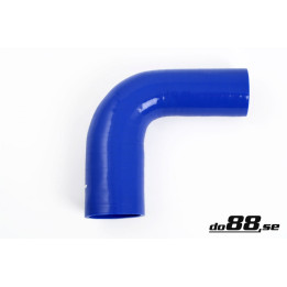 Przewód silikonowy niebieski 90° 1 – 75 - 2 – 5'' (45-63mm)