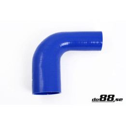 Przewód silikonowy niebieski 90° 2 – 5 - 3'' (63 - 76mm)