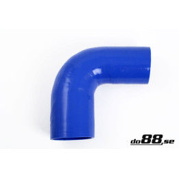 Przewód silikonowy niebieski 90° 2 – 75 - 3 – 5'' (70 - 89mm)