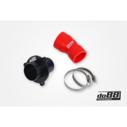 VAG 1.8/2.0 TSI (MQB) Turbo Muffler Delete – OEM rury ciśnieniowe – czerwony przewód