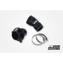 VAG 1.8/2.0 TSI (MQB) Turbo Muffler Delete – OEM rury ciśnieniowe – czarny przewód
