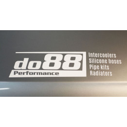 do88 srebrna naklejka 300x75mm (2 szt.)
