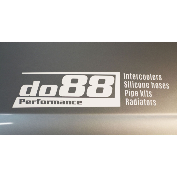 do88 srebrna naklejka 300x75mm (2 szt.)