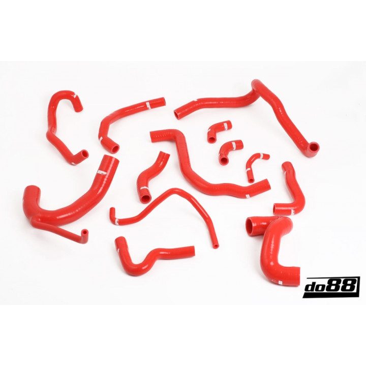 Przewody chłodnicy Audi S4/RS4 2.7 BiTurbo-Czerwony