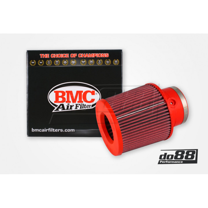 Stożkowy filtr powietrza BMC Twin Air – 90 mm – długość 130 mm przyłącze do czujnika Bosch
