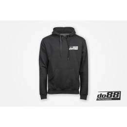 Czarny bluza z kapturem do88 – L